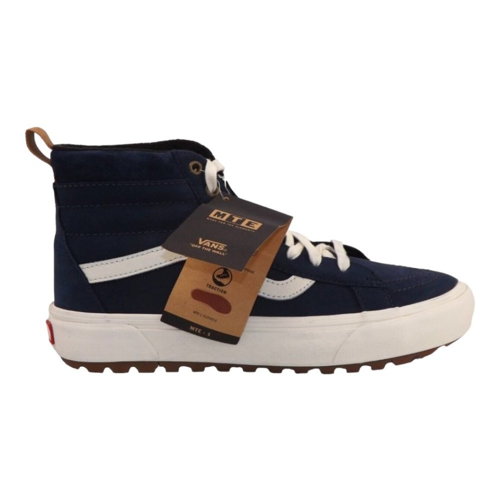 Vans Men's Sk8-Hi MTE-1 Dress Blues Skate Boots Hiking Shoe Size 8/9 NEW